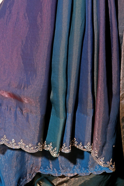 Twilight Cascade Saree 538