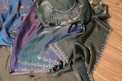 Twilight Cascade Saree 538