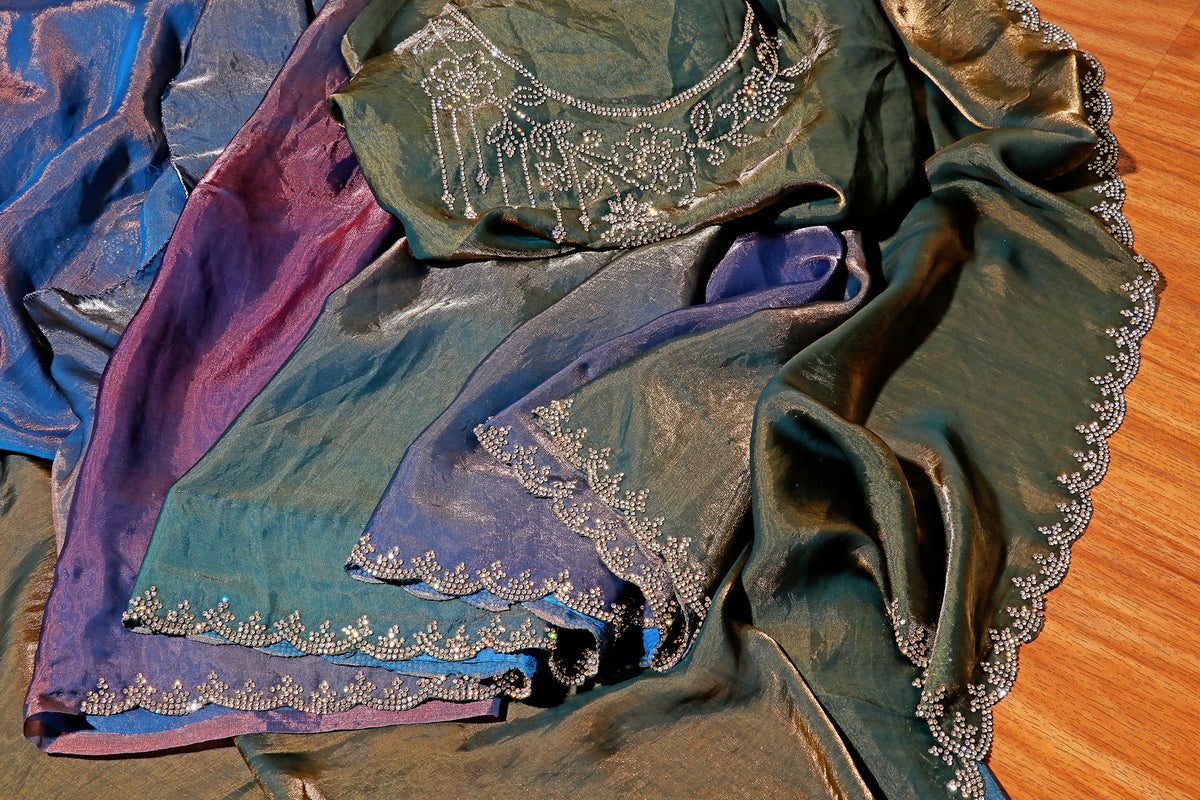 Twilight Cascade Saree 538