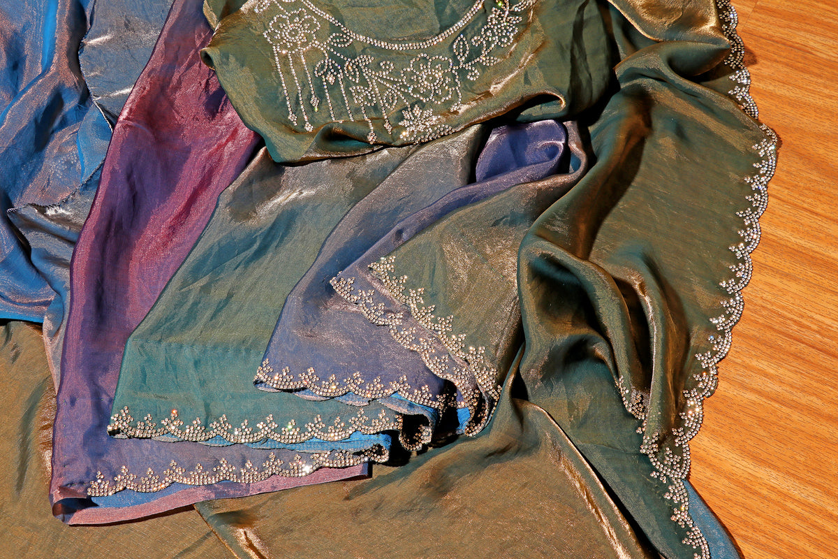 Twilight Cascade Saree 538