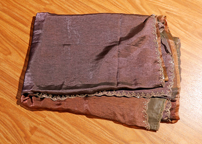 Mocha Mirage Saree 539
