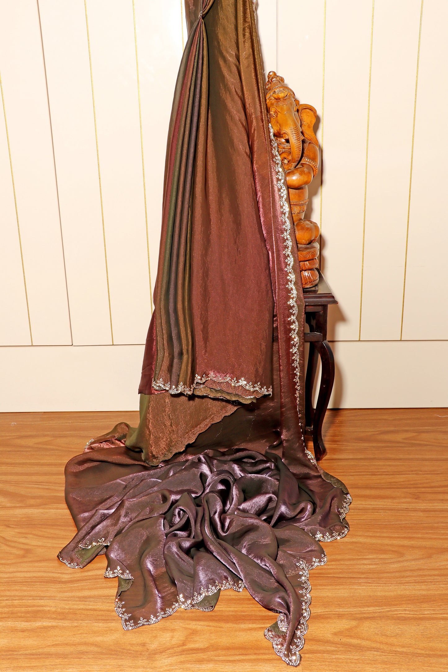 Mocha Mirage Saree 539