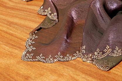 Mocha Mirage Saree 539