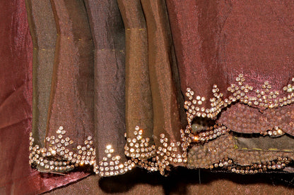 Mocha Mirage Saree 539