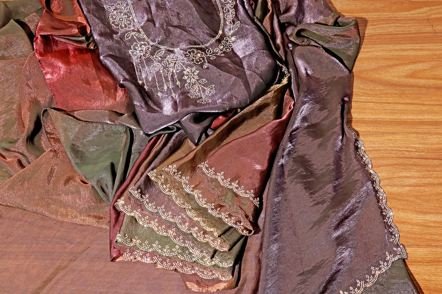 Mocha Mirage Saree 539
