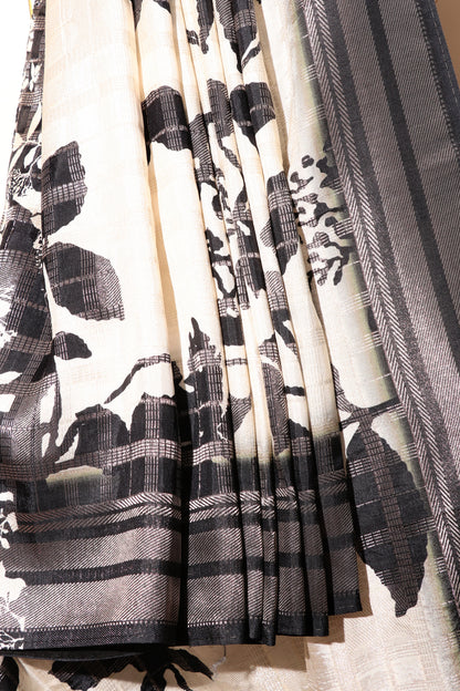 Chandni Charcoal Saree 544