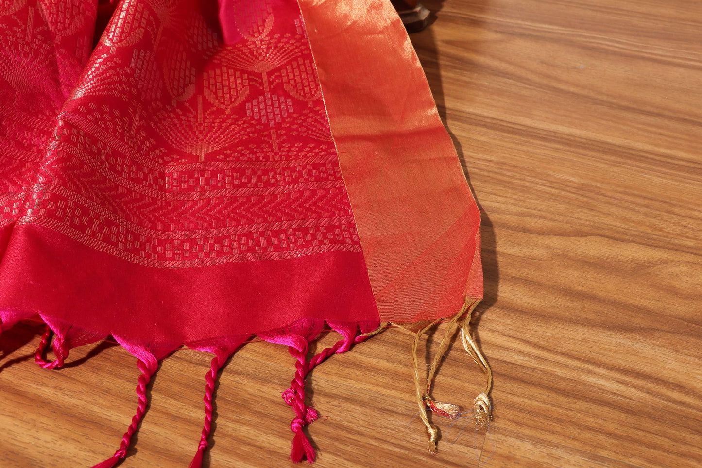 Copper Luxe – Pure Kanjivaram Silk Saree 042