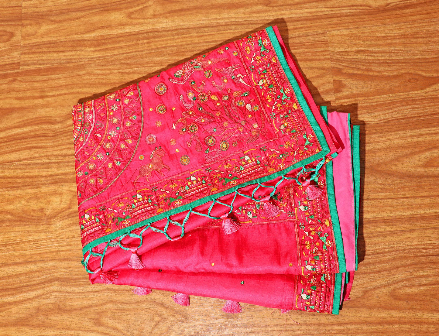 Gulab Mandala Handloom Saree 097