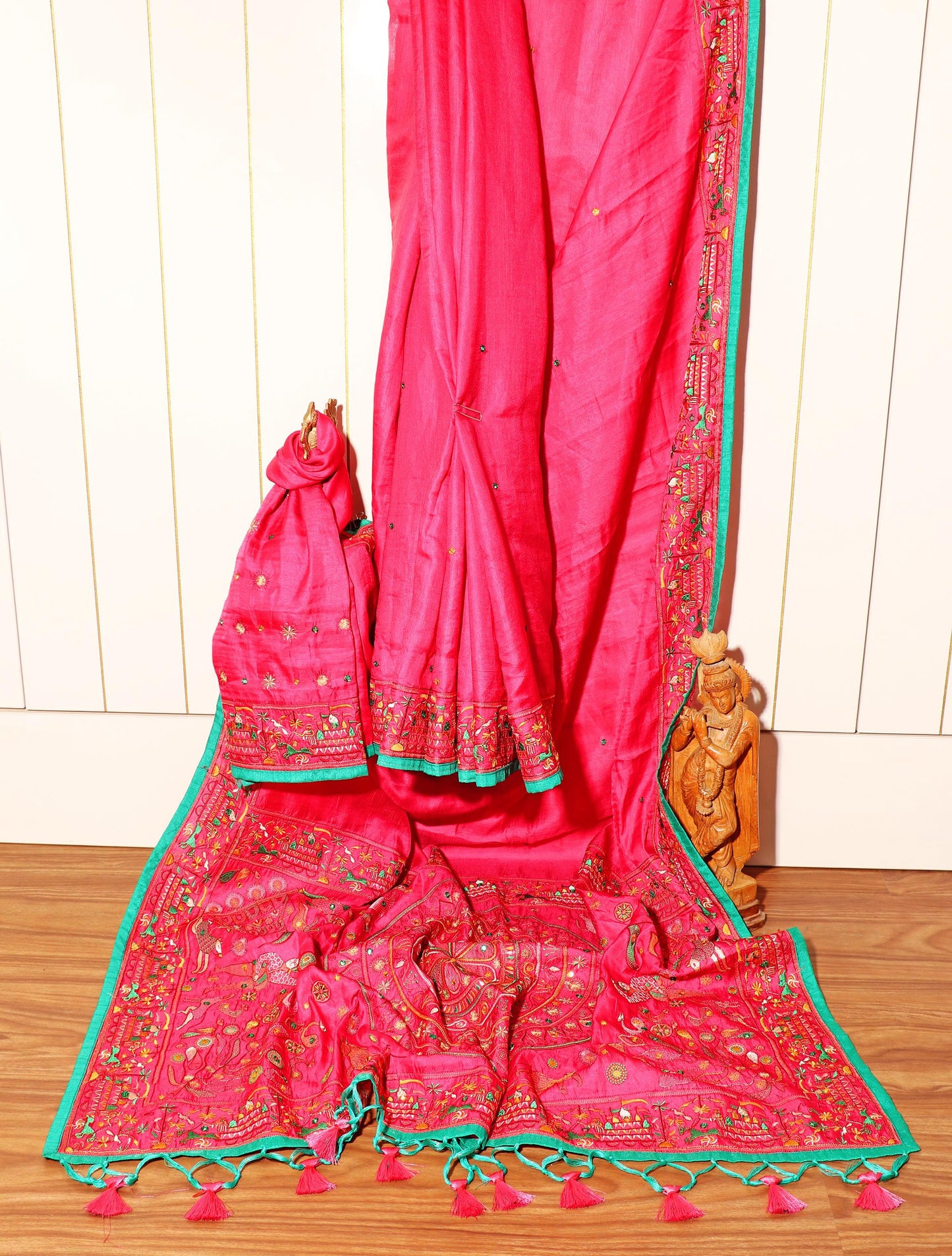 Gulab Mandala Handloom Saree 097