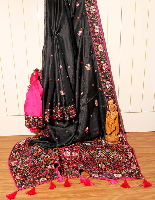 Rani Heritage Weave-Saree 100