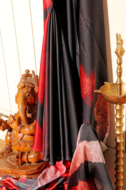 Crimson Waves - Saree 119