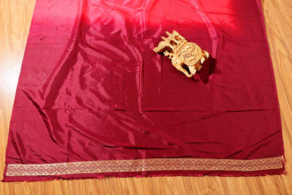 Shocking Pink & Purple Dola Silk Saree with Royal Motifs 060