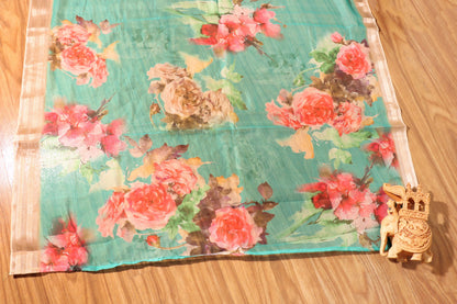 Blooming Grace Organza Saree 085