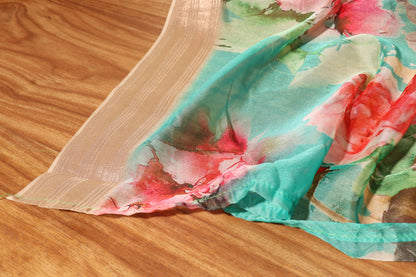 Blooming Grace Organza Saree 085