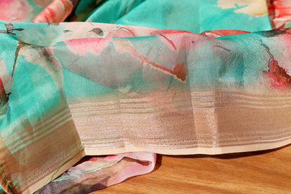 Blooming Grace Organza Saree 085