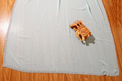 Aarzu – Powder Blue Georgette Saree with Swarovski Embellishments 137