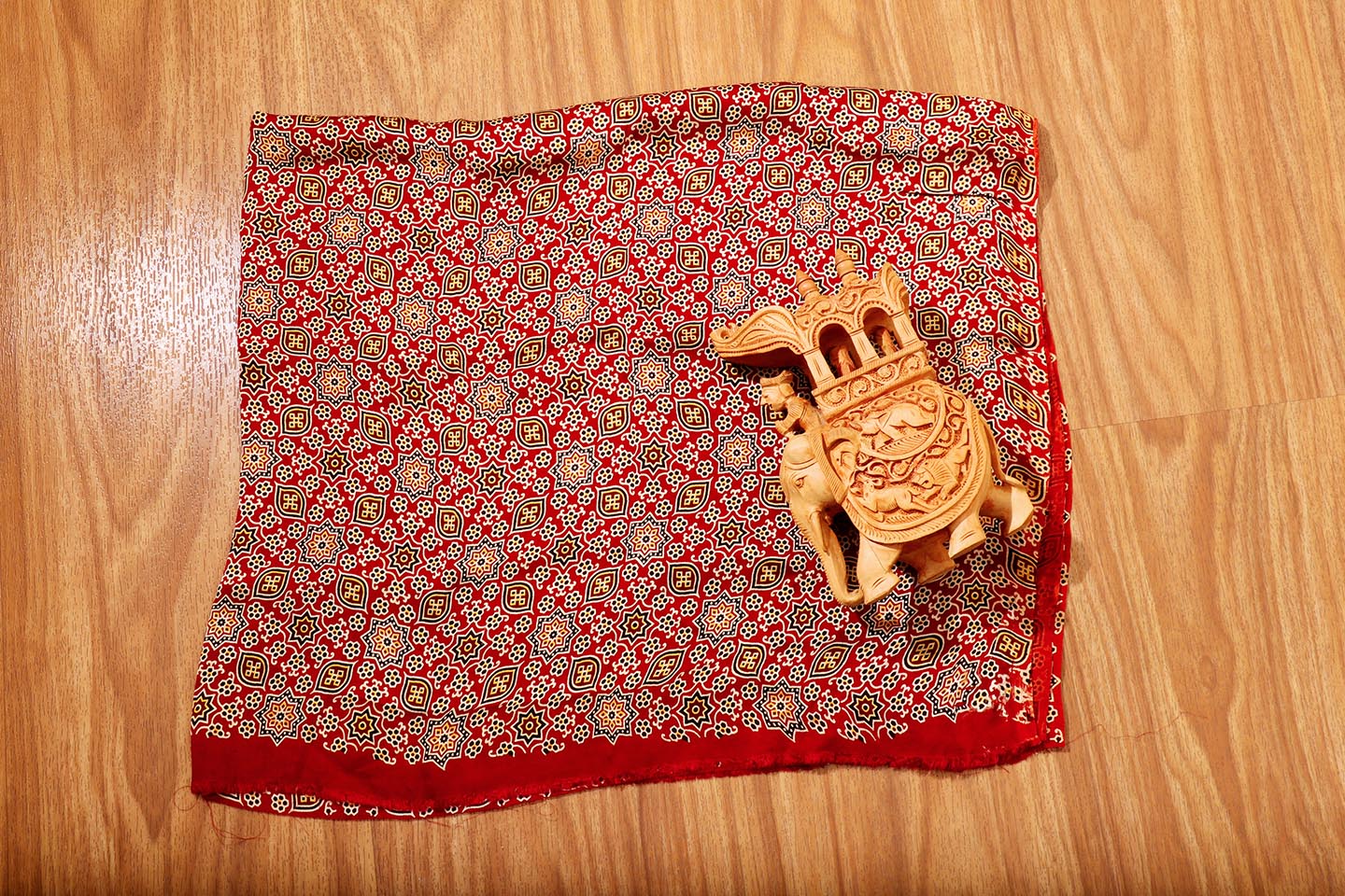 Aarunya - A Modal Silk with Ajrakh Print Saree 153