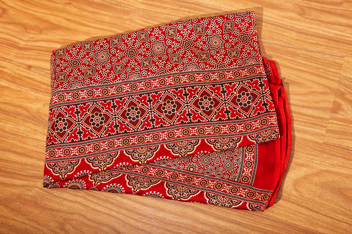 Aarunya - A Modal Silk with Ajrakh Print Saree 153