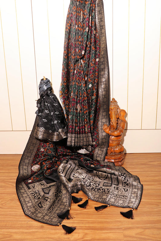 Vanika - A Handloom Silk Ikat Saree 155