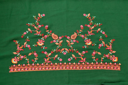 Gulrukh - A Kashmiri Embroidered Georgette Saree 156