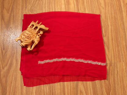 Ruhani  - A Beautiful Thread Embriodered  Georgette Saree 158