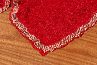 Ruhani  - A Beautiful Thread Embriodered  Georgette Saree 158