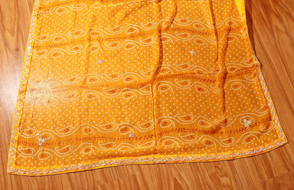 Marigold Radiance Bandhej Saree 204