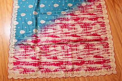 Teal Rose Shibori Elegance 205